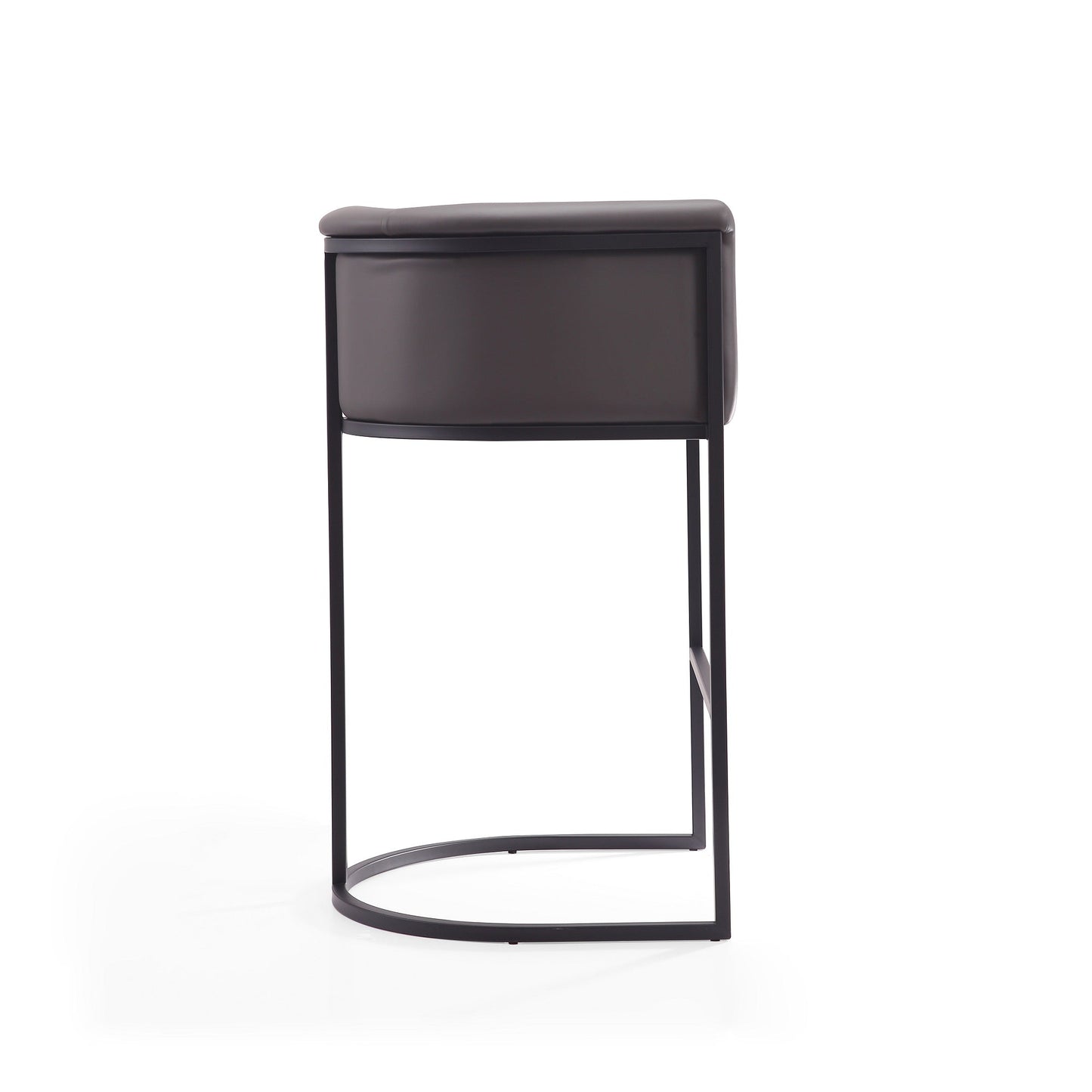 Cosmopolitan Barstool in Pebble and Black (set of 3) - Ornate Home