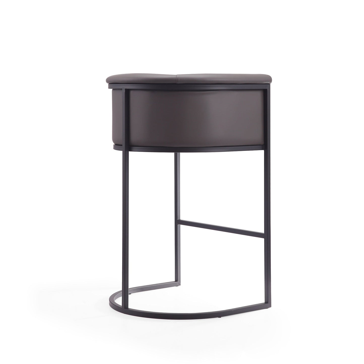 Cosmopolitan Barstool in Pebble and Black (set of 3) - Ornate Home