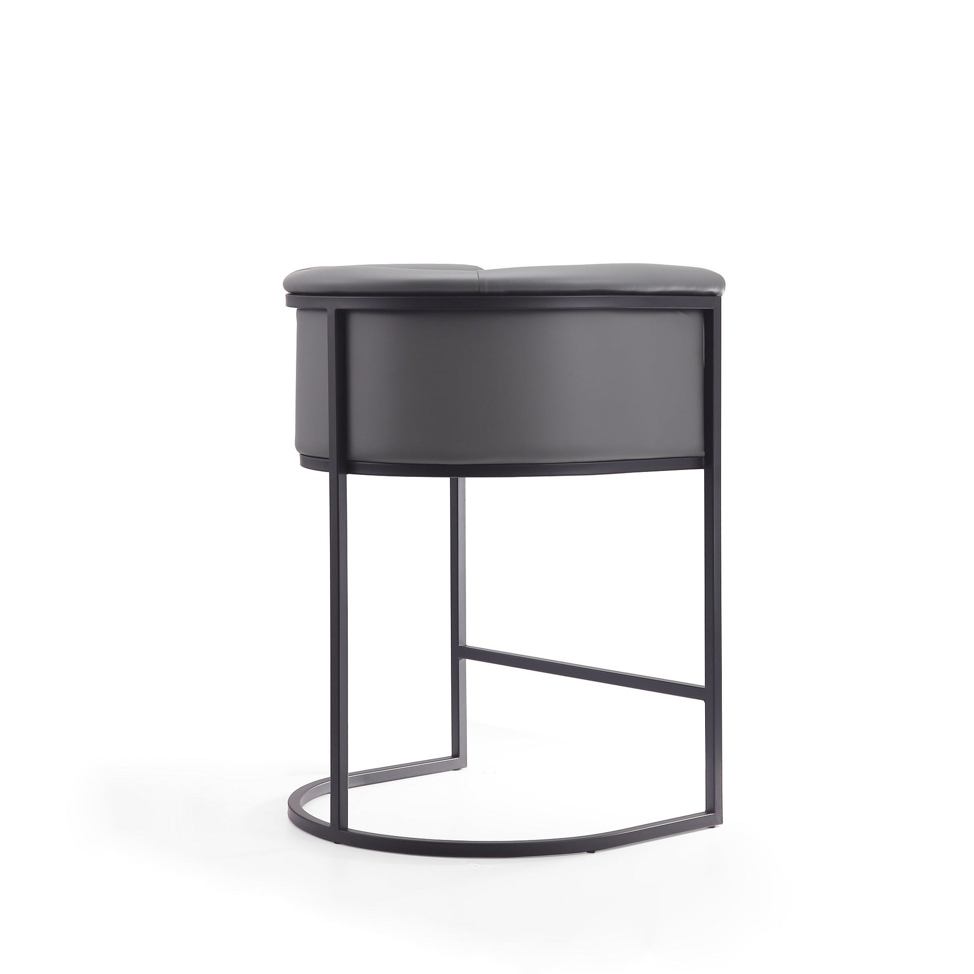 Cosmopolitan Counter Stool in Grey and Black (set of 3) - Ornate Home