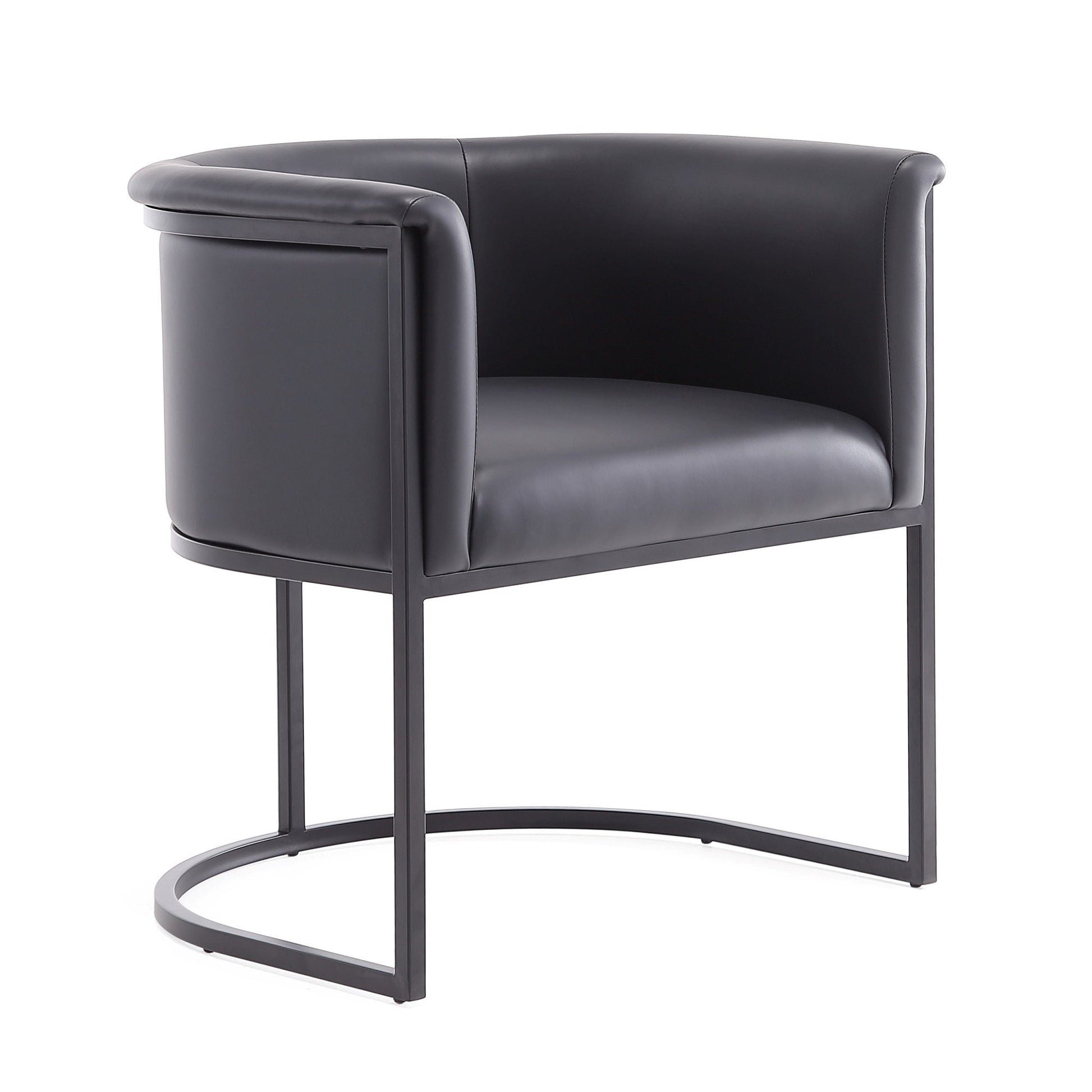 Cosmopolitan Dining Chair in Black (set of 2) - Ornate Home