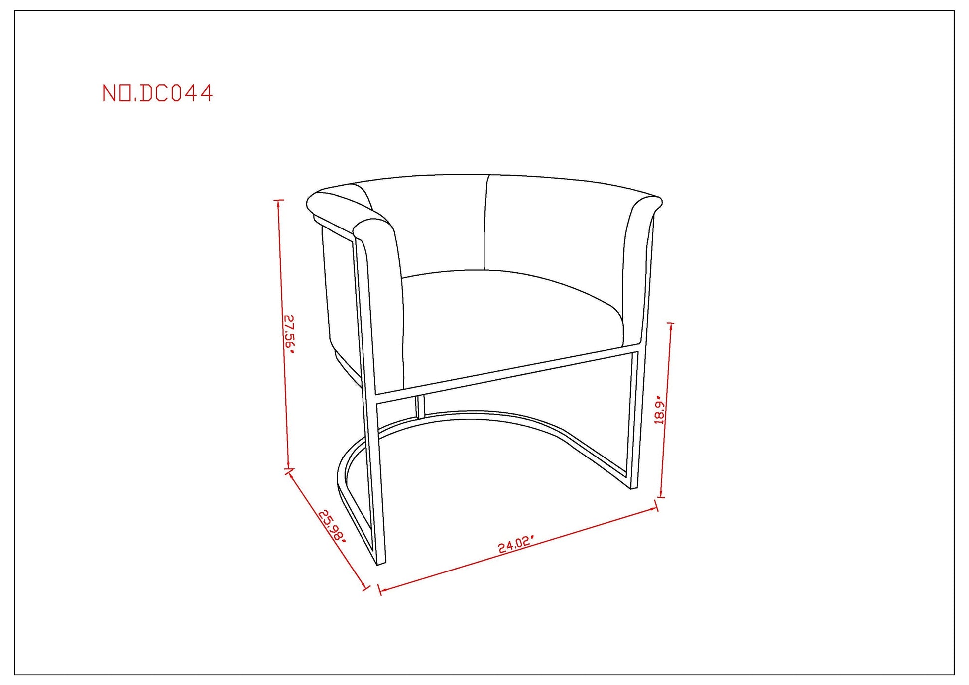 Cosmopolitan Dining Chair in Tan and Black - Ornate Home
