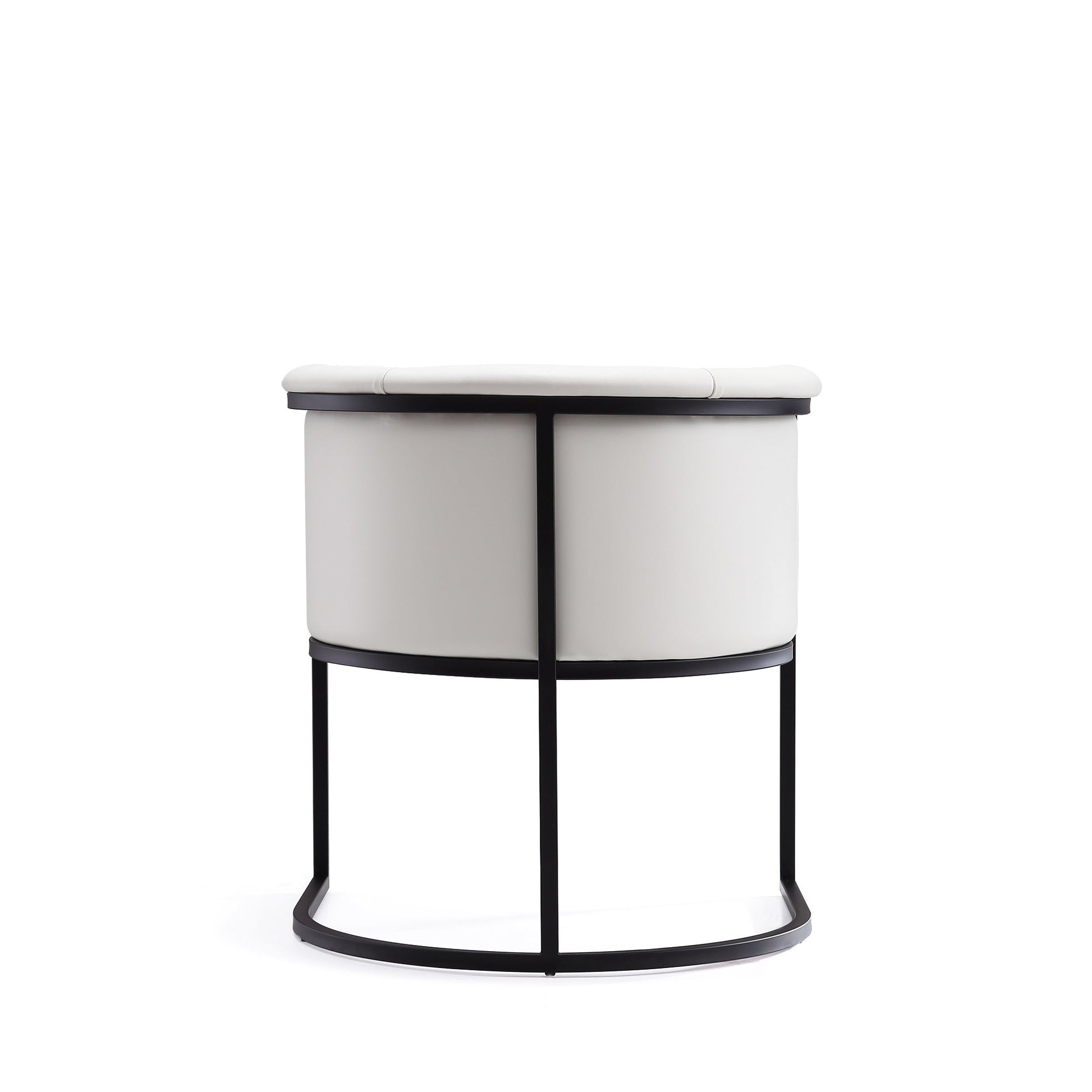 Cosmopolitan Dining Chair in White and Black (set of 2) - Ornate Home