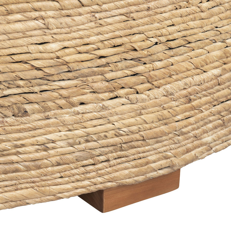 Costa Rica Tan/Brown Banana Rope Cocktail Table - Ornate Home