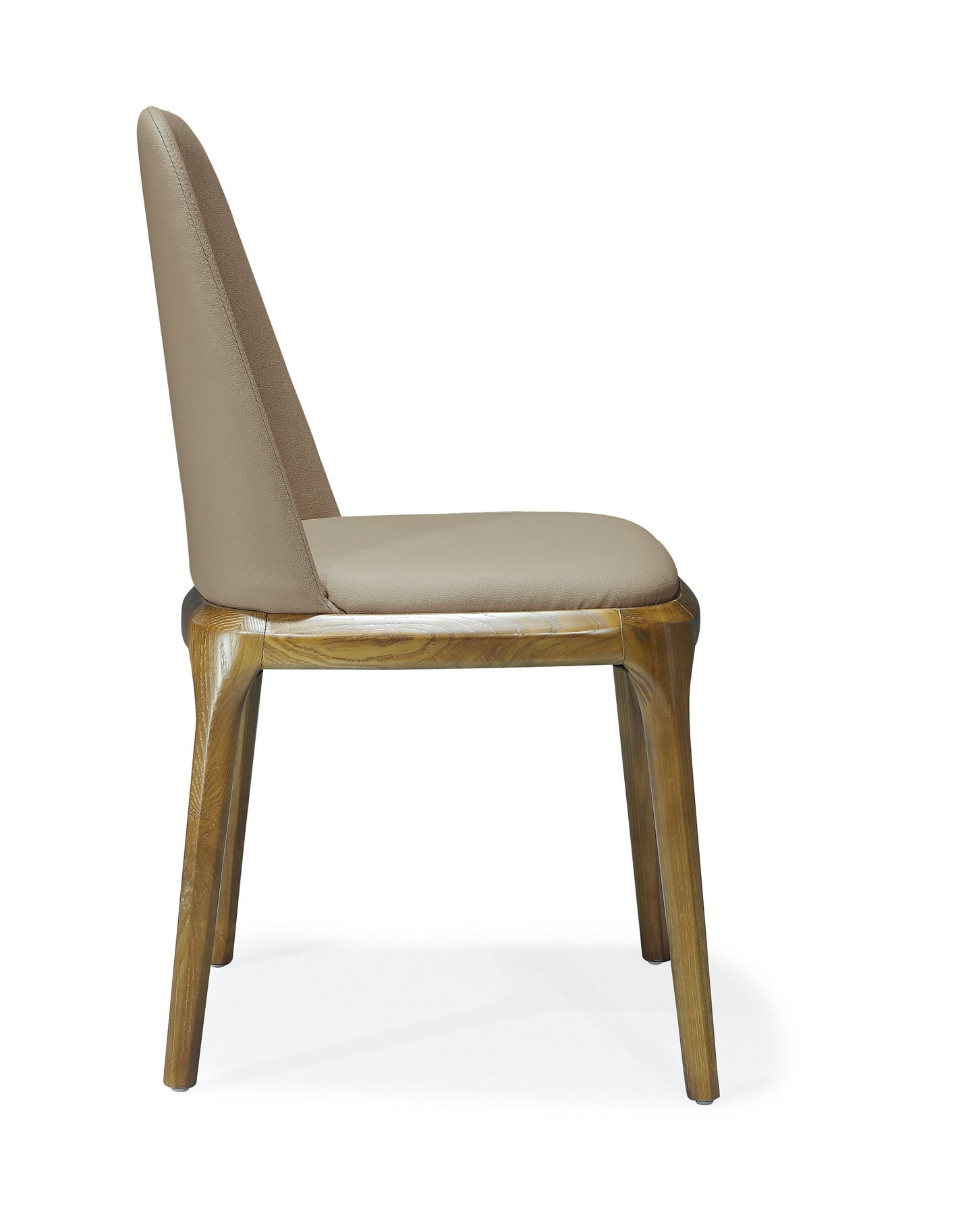 Courding Dining Chair in Tan and Walnut - Ornate Home