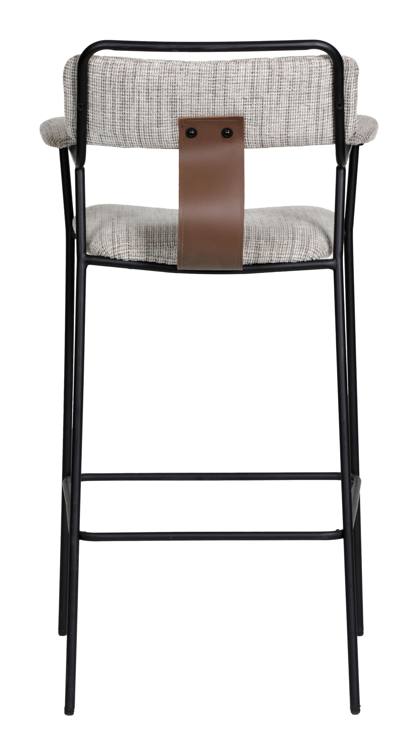 Couva Gray Tweed Barstool (Set of 2) - Ornate Home