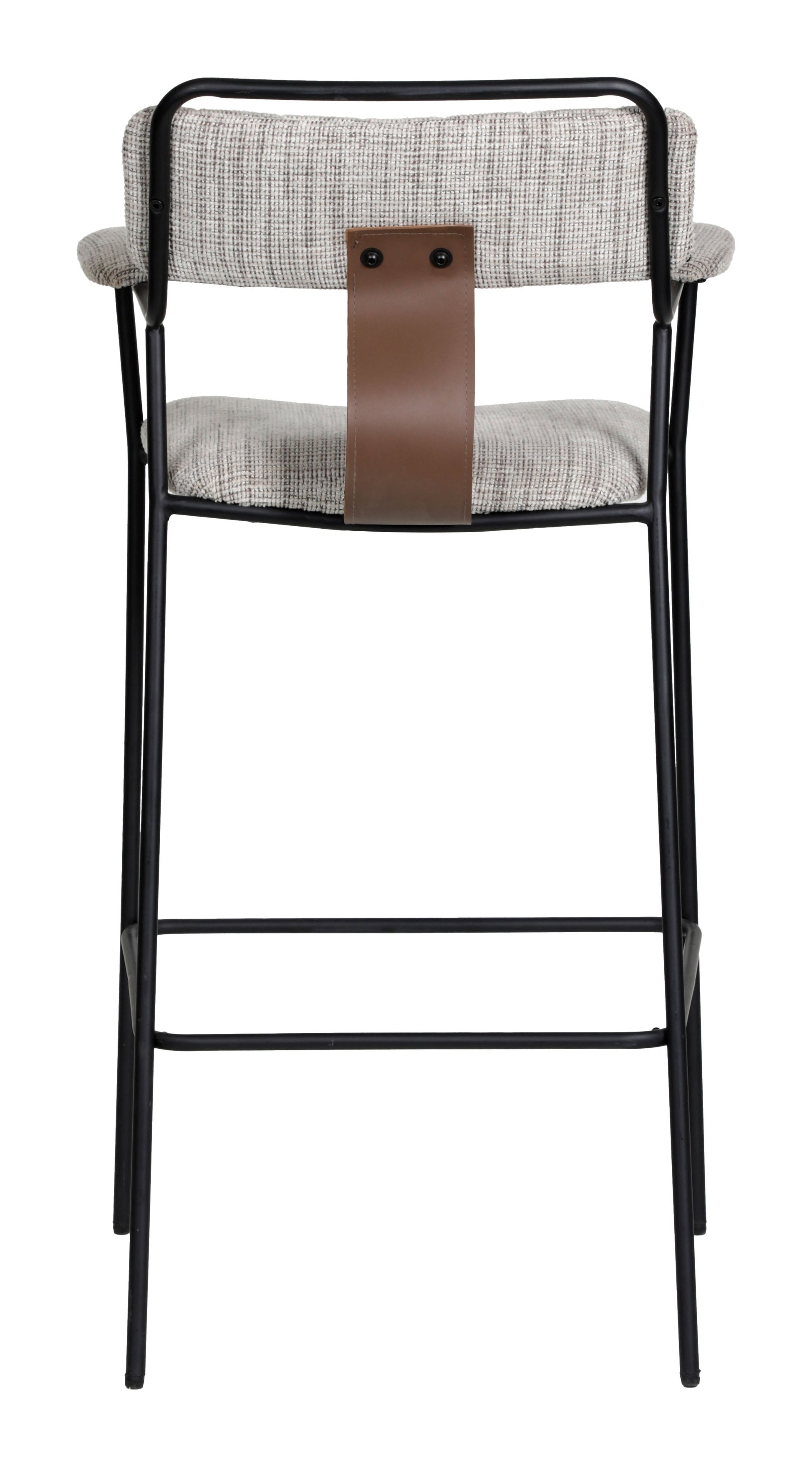 Couva Gray Tweed Barstool (Set of 2) - Ornate Home