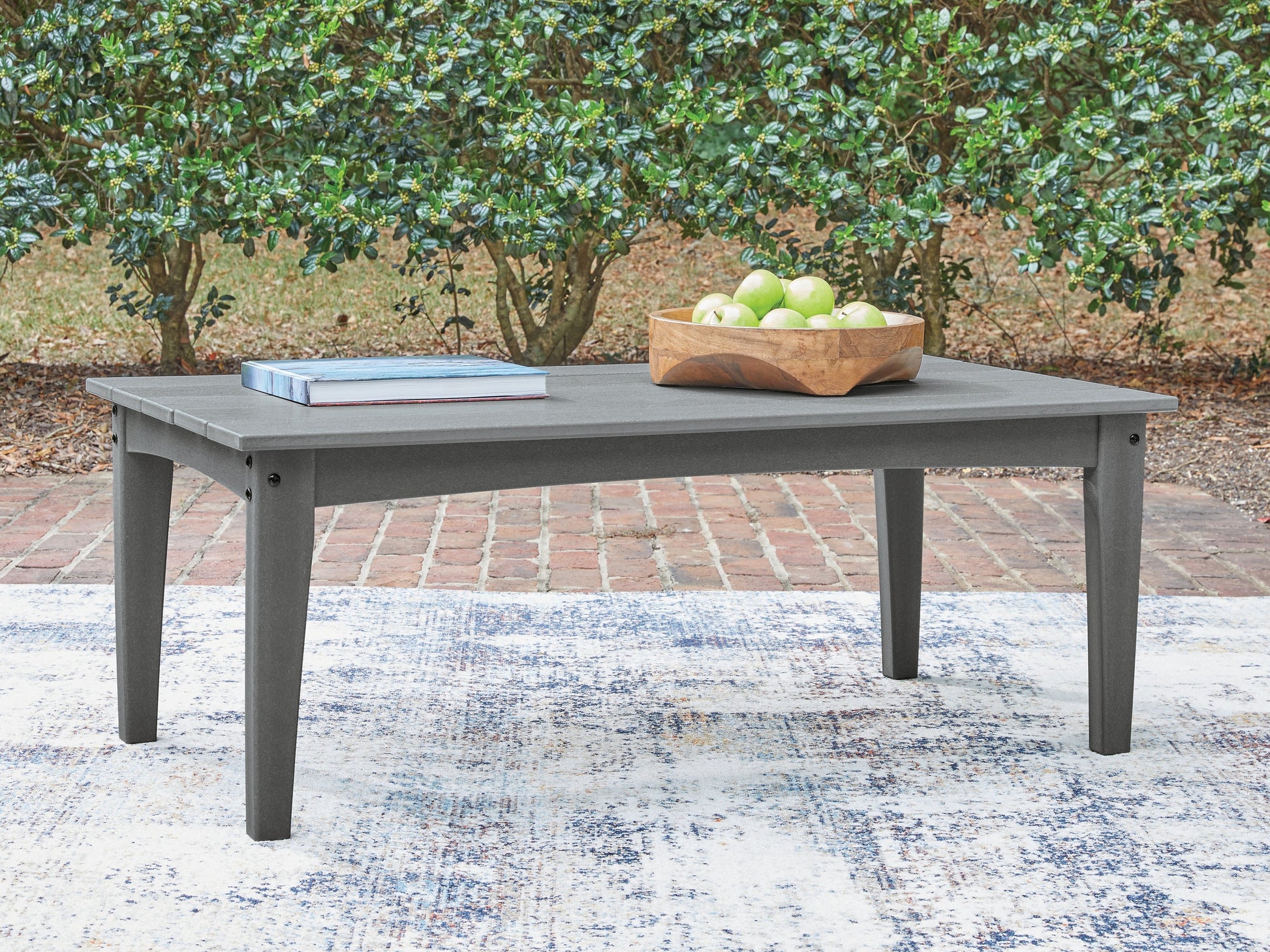 Cove Beach Gray Rectangular Cocktail Table- Viva Furn