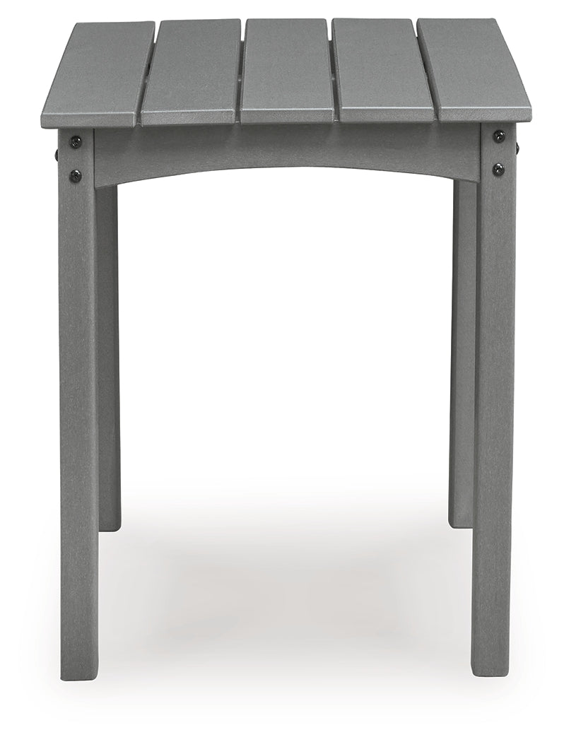 Cove Beach Gray Square End Table- Viva Furn