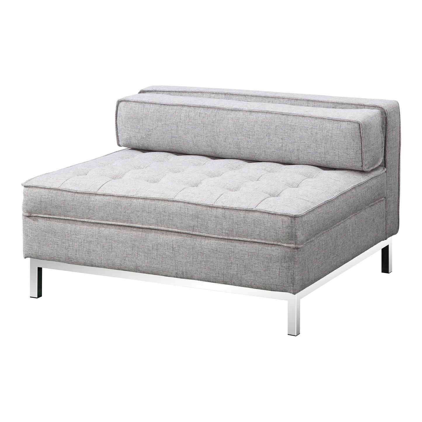 Covella Grey Ottoman Storage - Ornate Home