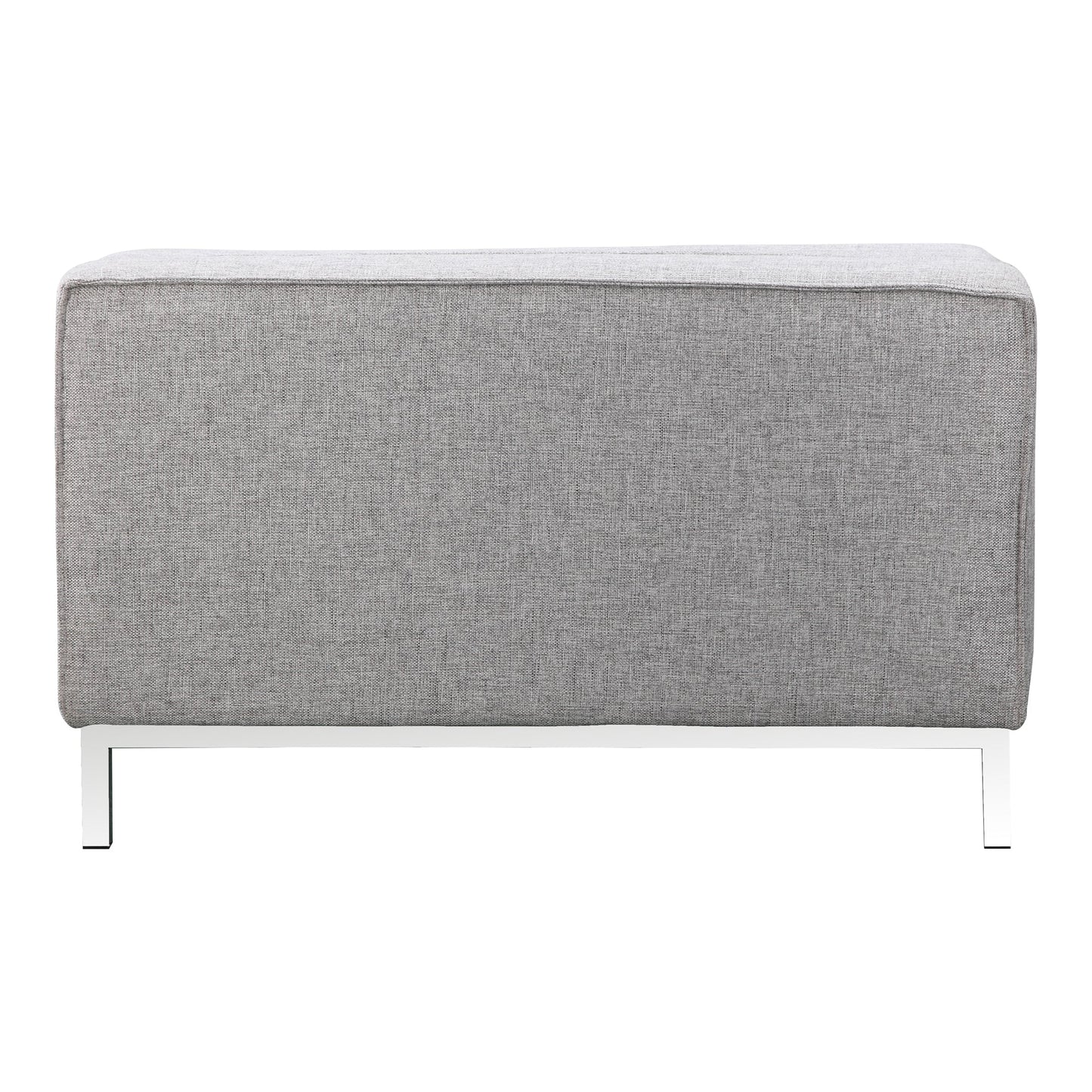 Covella Grey Ottoman Storage - Ornate Home