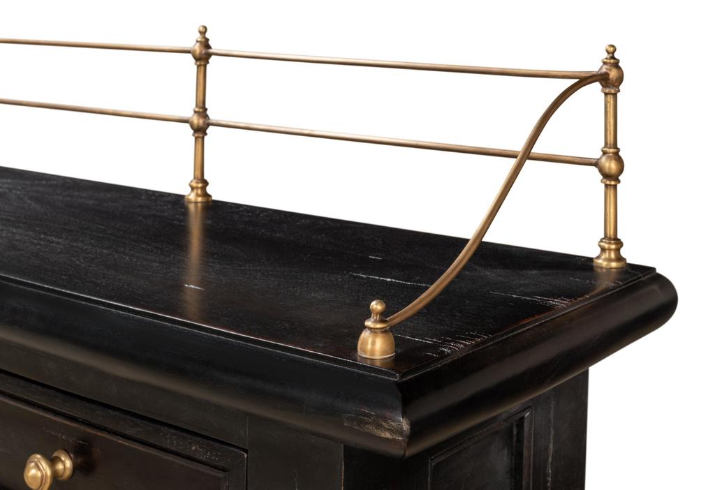 Covent Gardens Black Sideboard - Ornate Home