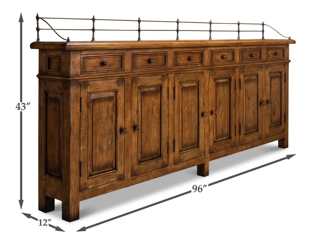 Covent Gardens Brown Sideboard - Ornate Home