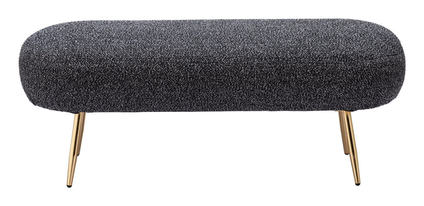 Creek Glitter Black Bench - Ornate Home