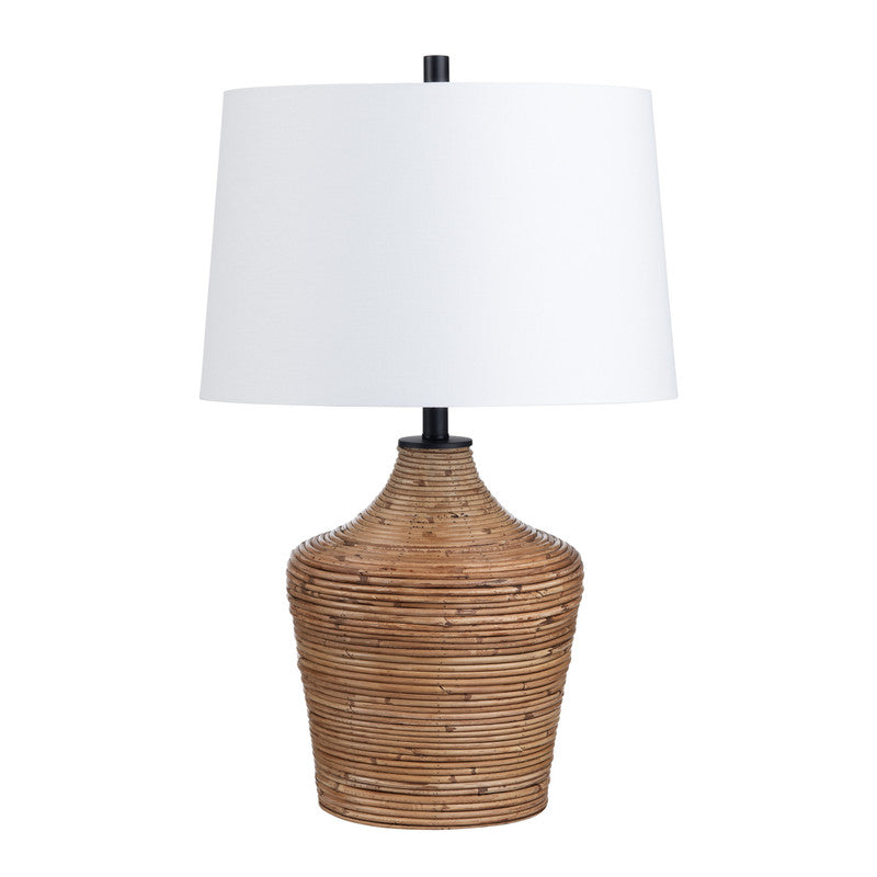 Crosby Tan/Brown Table Lamp - Ornate Home