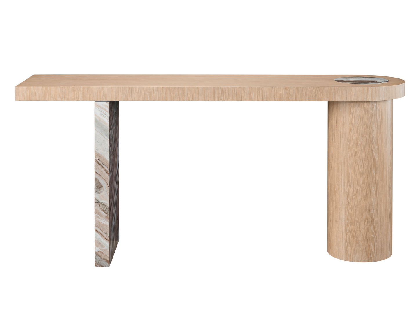 Croydon White Oak Console Table - Ornate Home