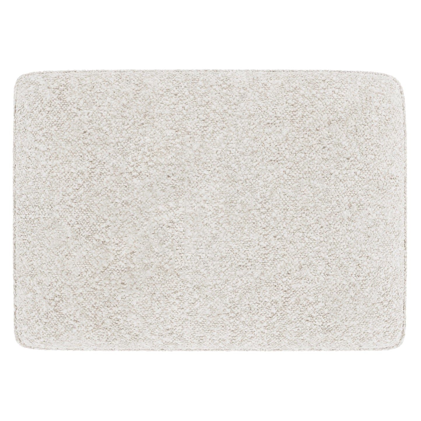 Cumberland White/Cream Fabric Ottoman - Ornate Home