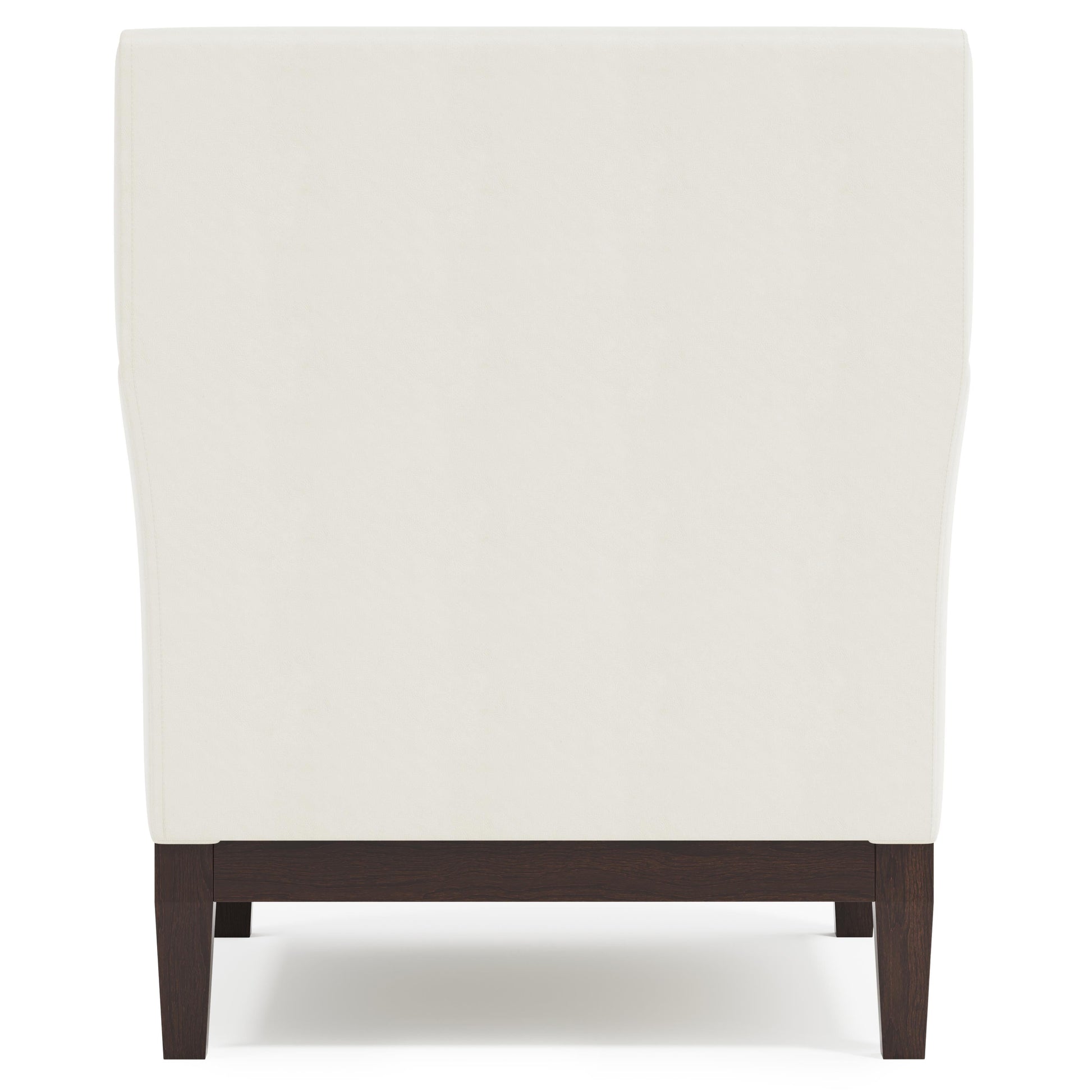 Cumberland White/Cream Leather Chair - Ornate Home
