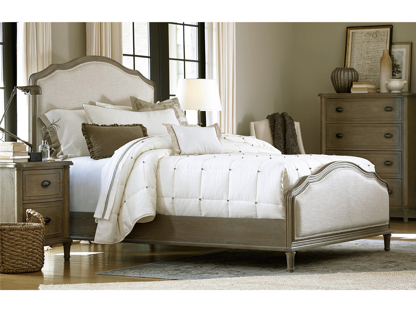 Curated Greige Nightstand - Ornate Home