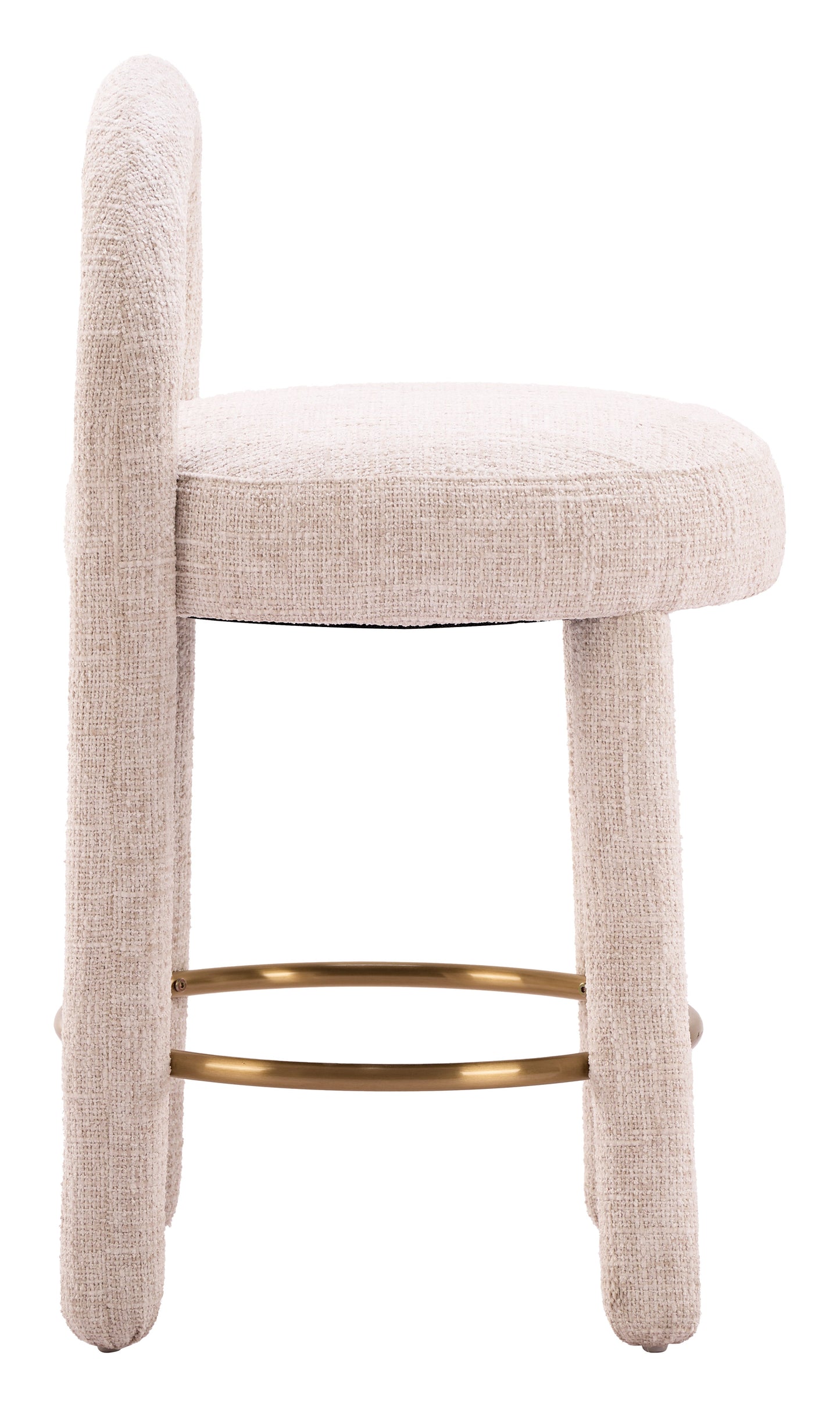 Curco Beige Counter Stool (Set of 2) - Ornate Home