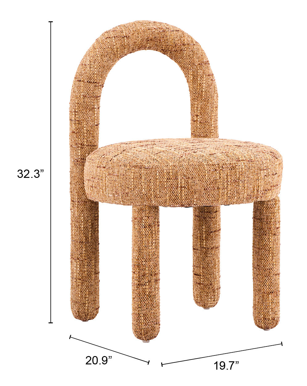 Curco Brown Dining Chair (Set of 2) - Ornate Home