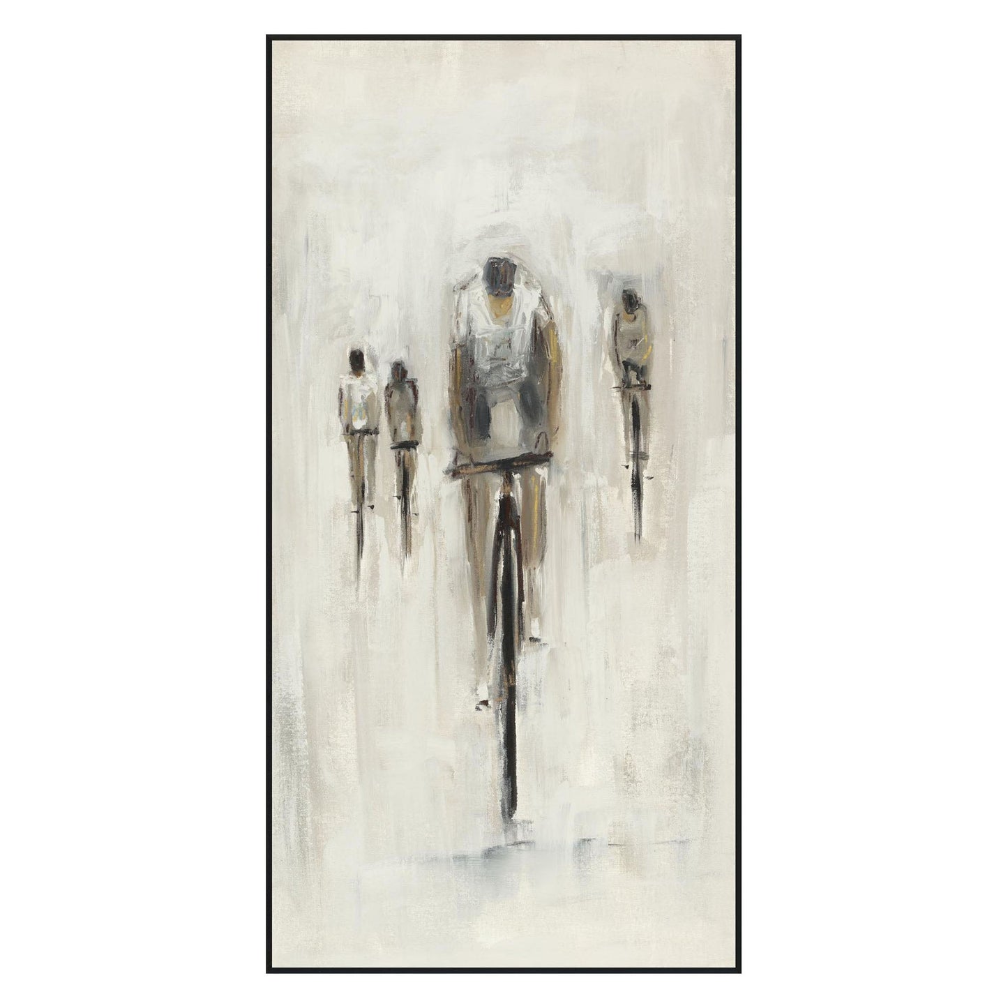 Cyclist Multicolor Painting by Buddy Whitlock - Ornate Home