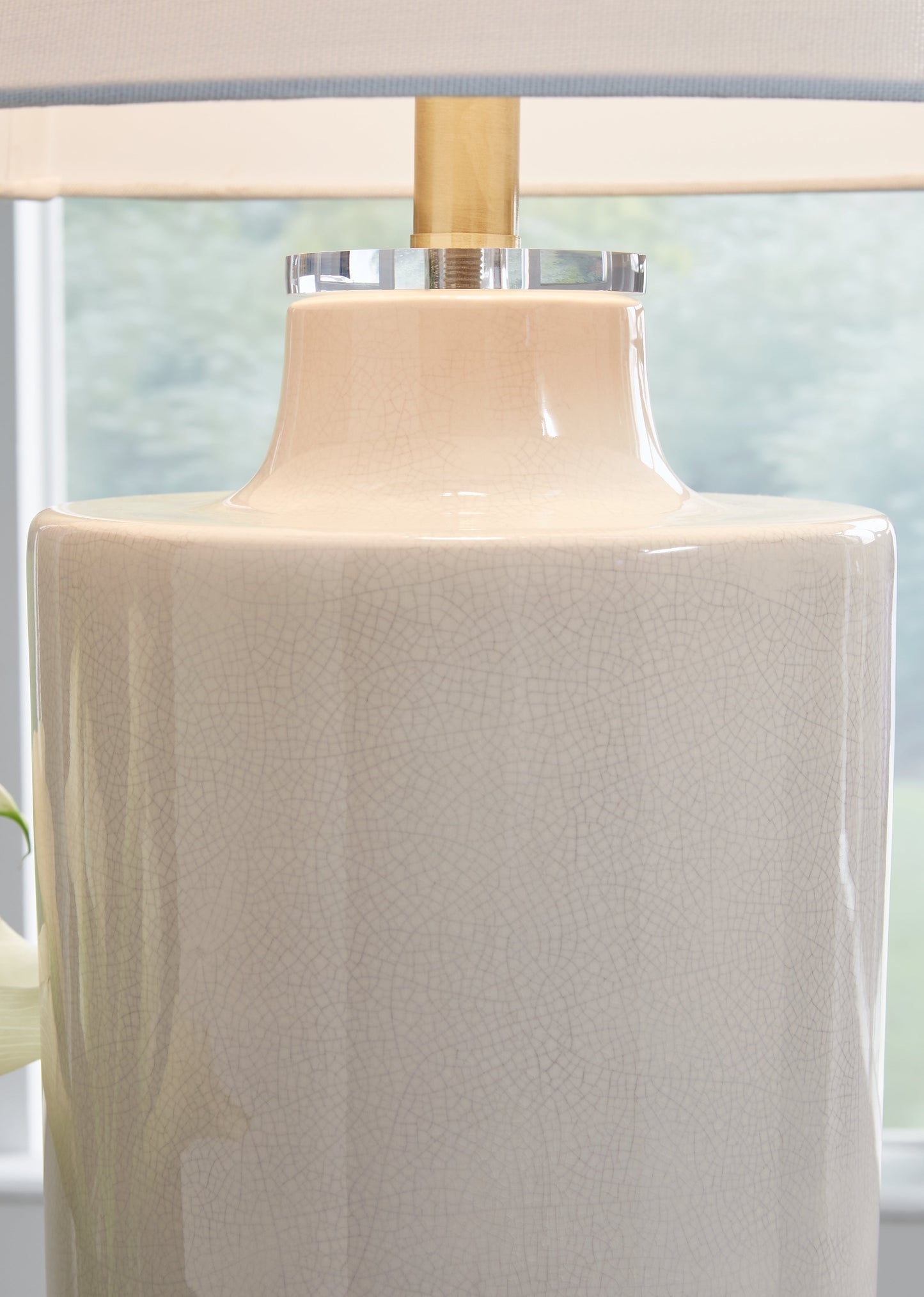 Cylener Off White Table Lamp (Set of 2)- Viva Furn