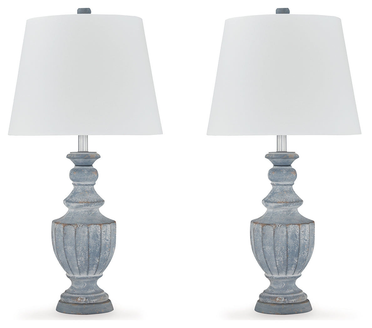 Cylerick Antique Blue Table Lamp (Set of 2)- Viva Furn