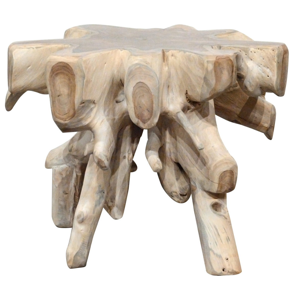 Cypress Natural Whitewash End Table - Ornate Home