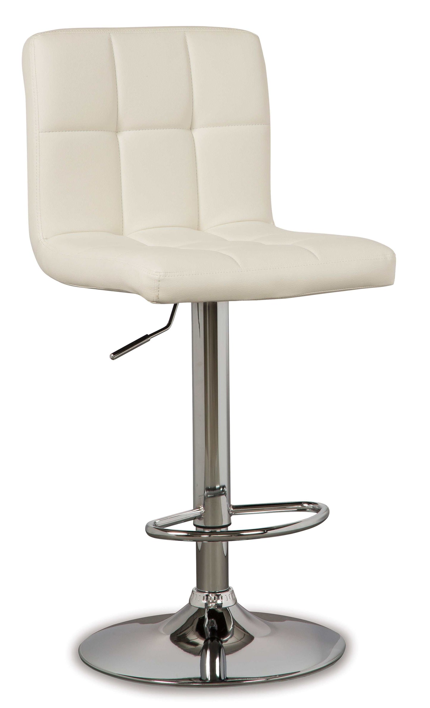 Bellatier Faux Leather Adjustable Height Bar Stools