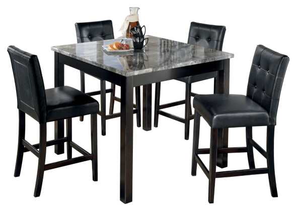 Maysville Black Counter Height Dining Room Set / 5pc