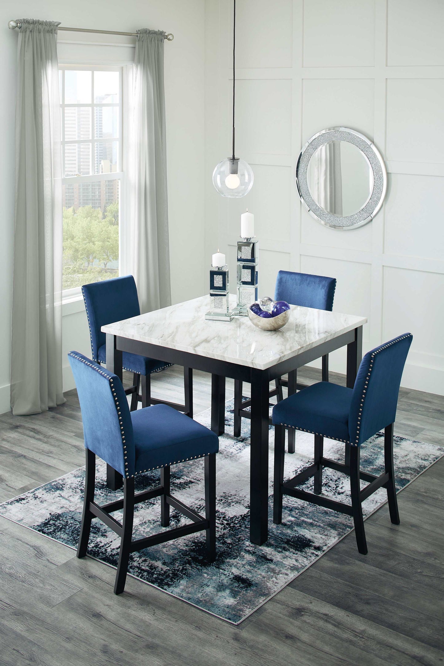 Cranderlyn Counter Height Dining Room Set / 5pc