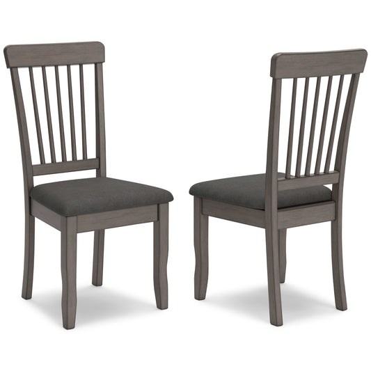 Shullden Gray Dining Chair (Set of 2)