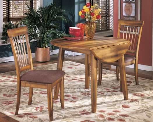 Berringer Rustic Brown Drop Leaf Dining Table