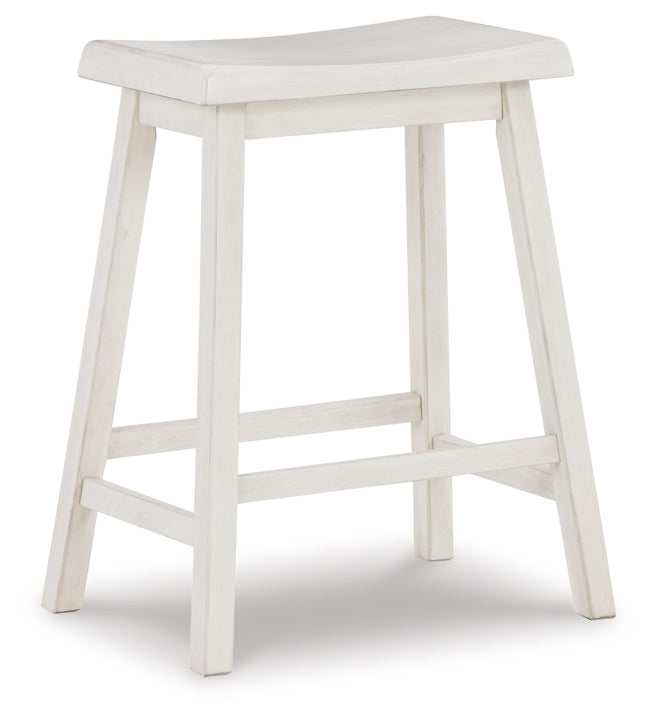 Stuven White Counter Height Stool (Set of 2)