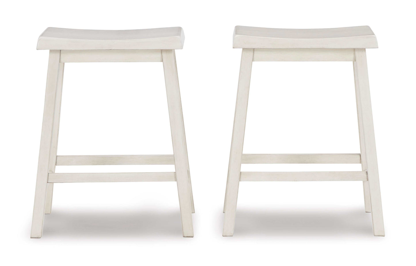 Stuven White Counter Height Stool (Set of 2)