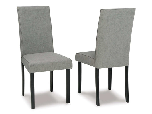 Kimonte Gray Dining Chair (Set of 2)