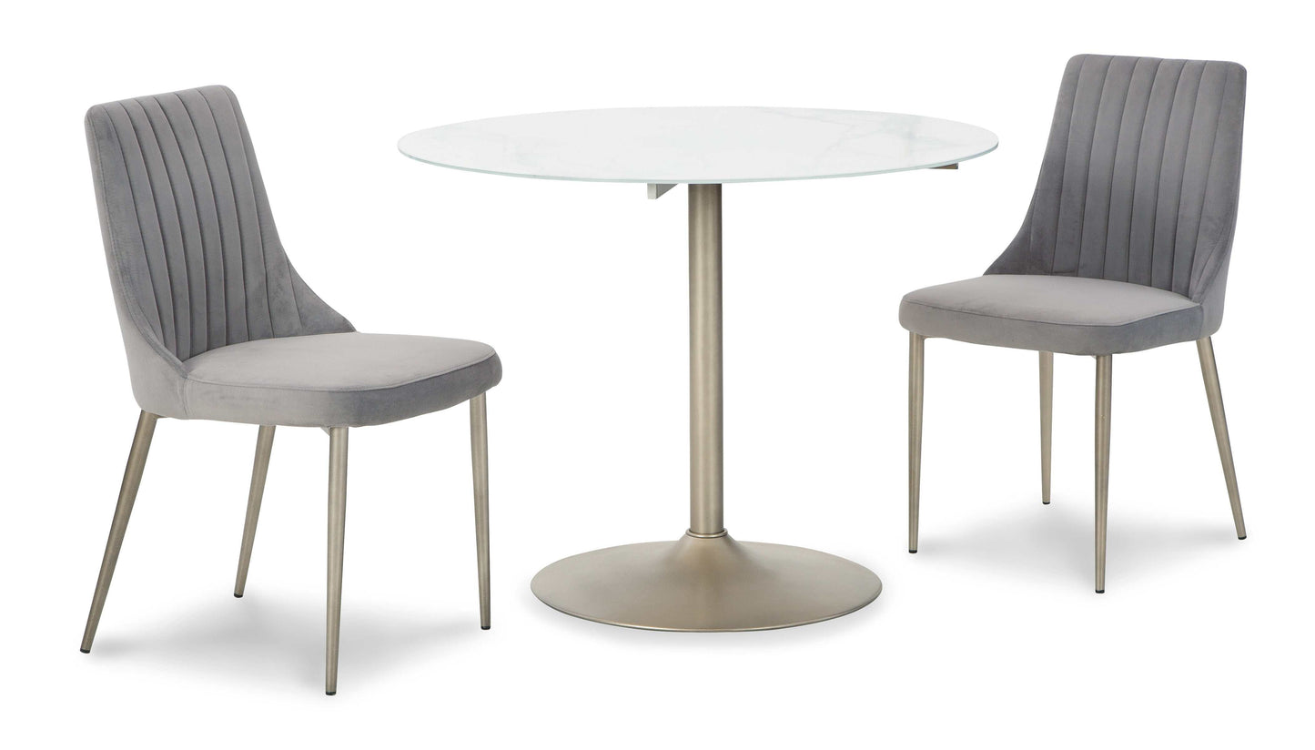 Barchoni Two-tone Round Dining Table