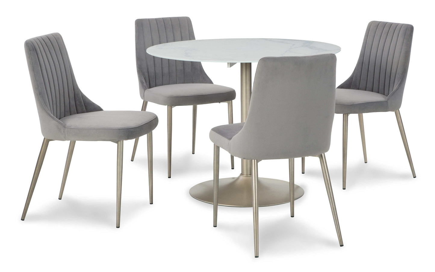 Barchoni Two-tone Round Dining Table