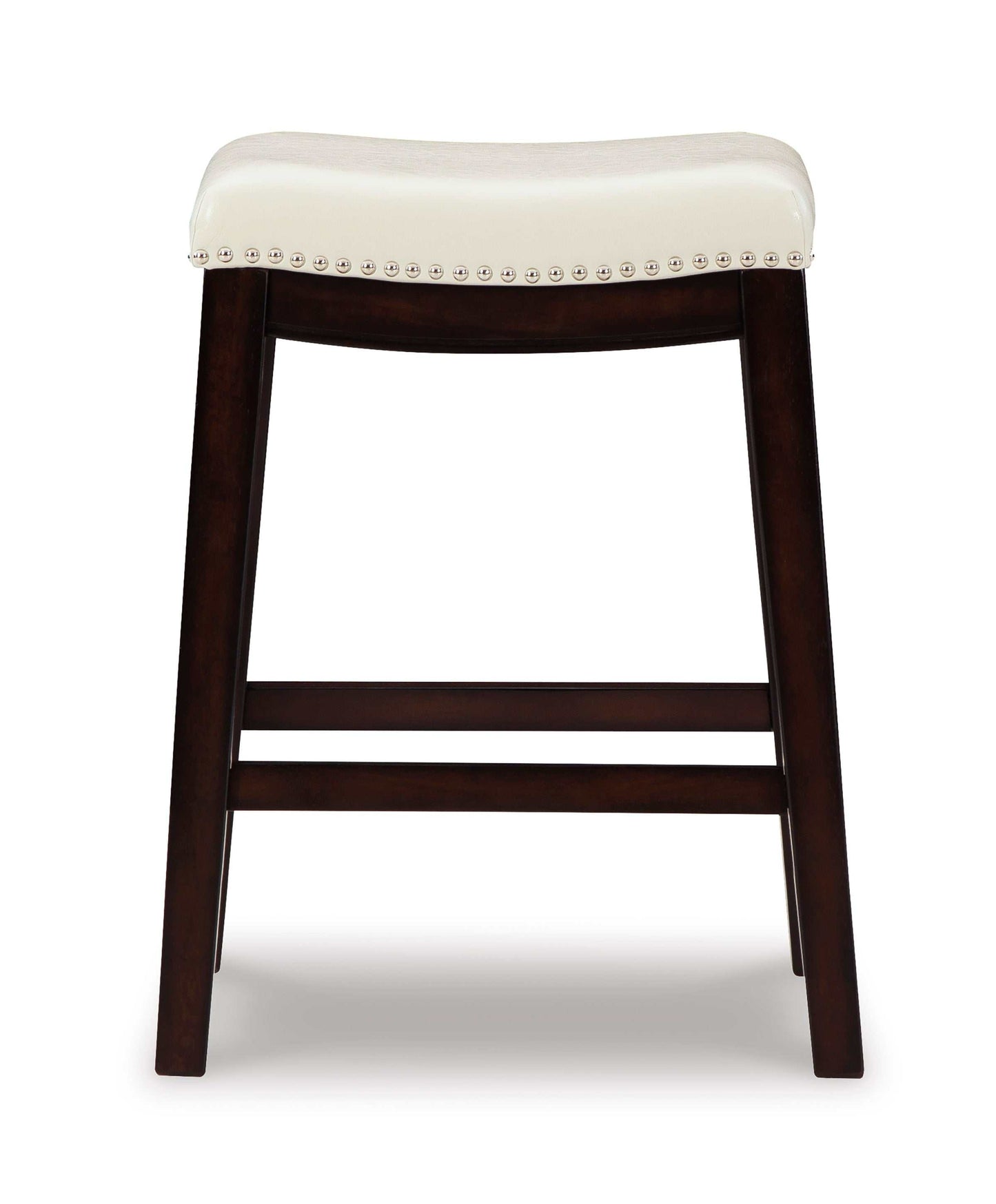 Lemante Ivory/Brown Counter Height Bar Stool (Set of 2)