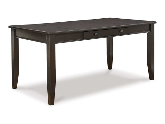 Ambenrock Dark Brown Dining Table w/ Storage