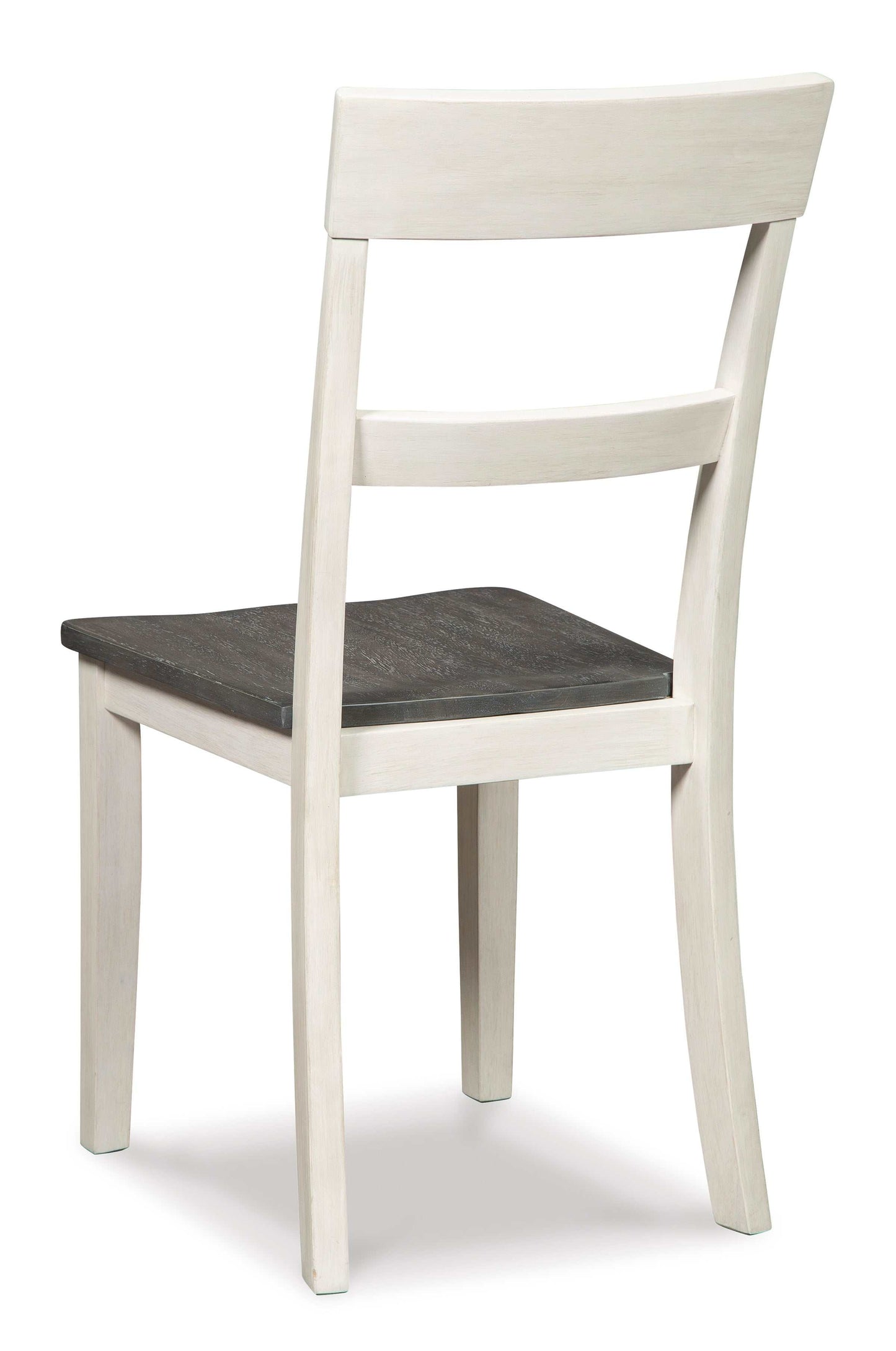 Nelling White & Dark Brown Dining Chair (Set of 2)