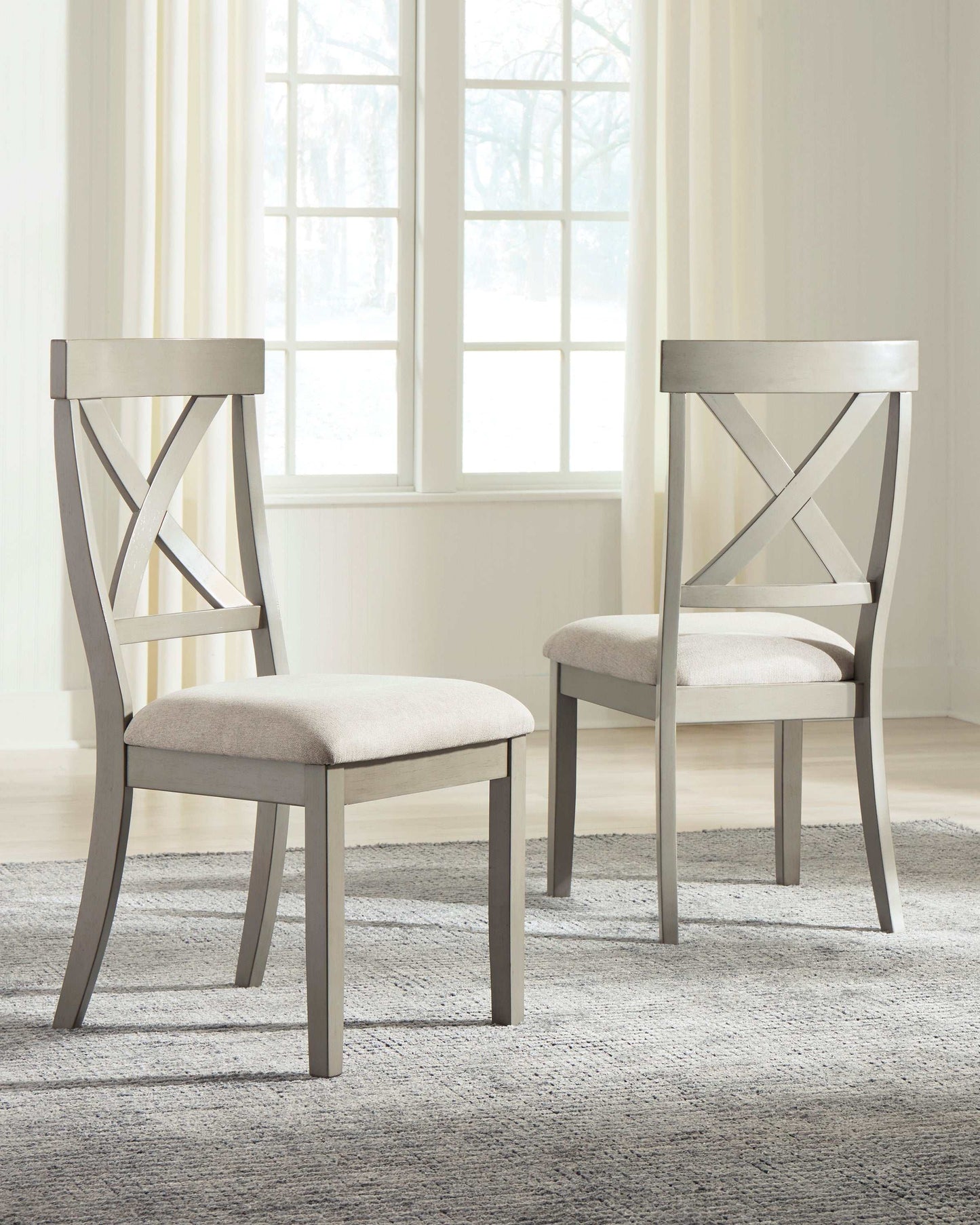 Parellen Gray Dining Room Set with Storage Table & Bench / 6pc