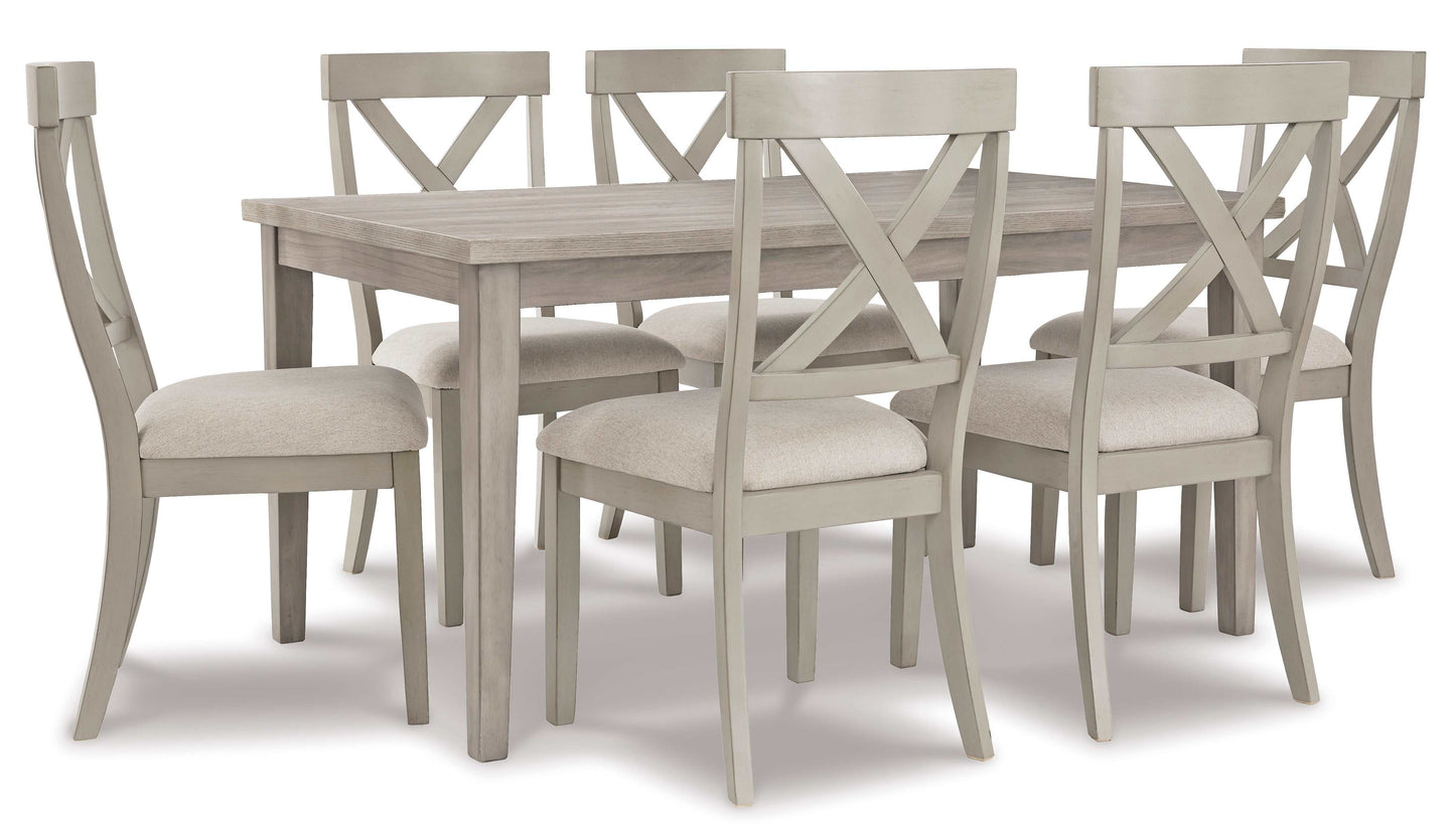 Parellen Gray Dining Room Set / 7pc