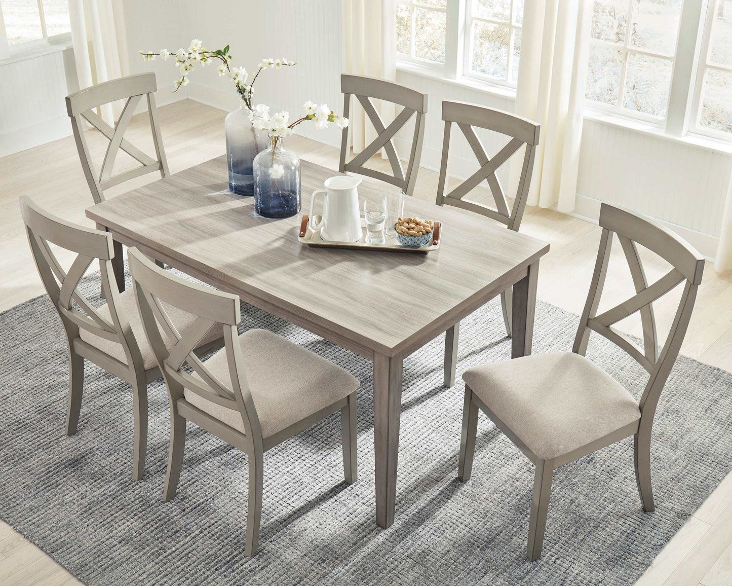 Parellen Gray Dining Table