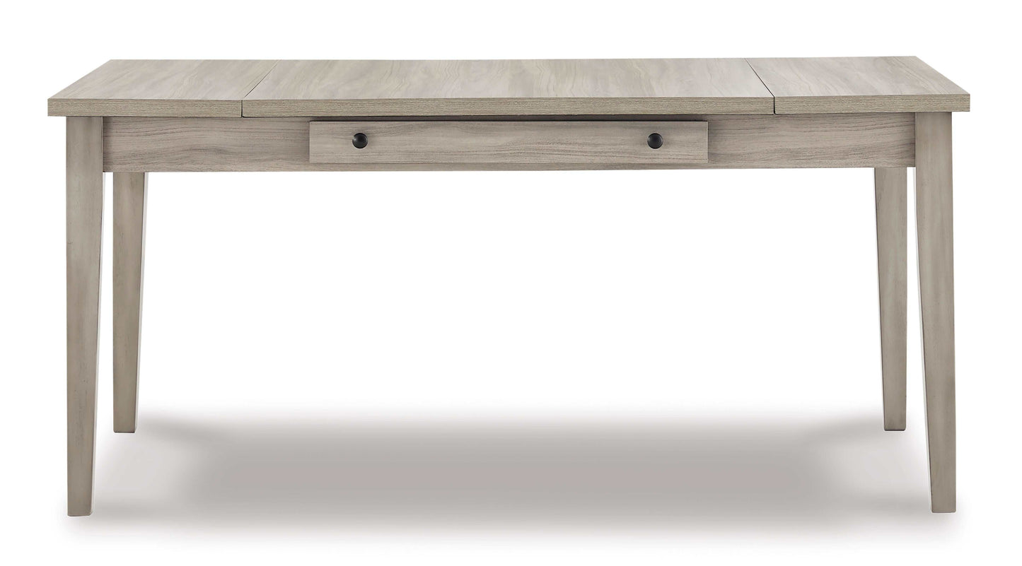 Parellen Gray Dining Table w/ Storage