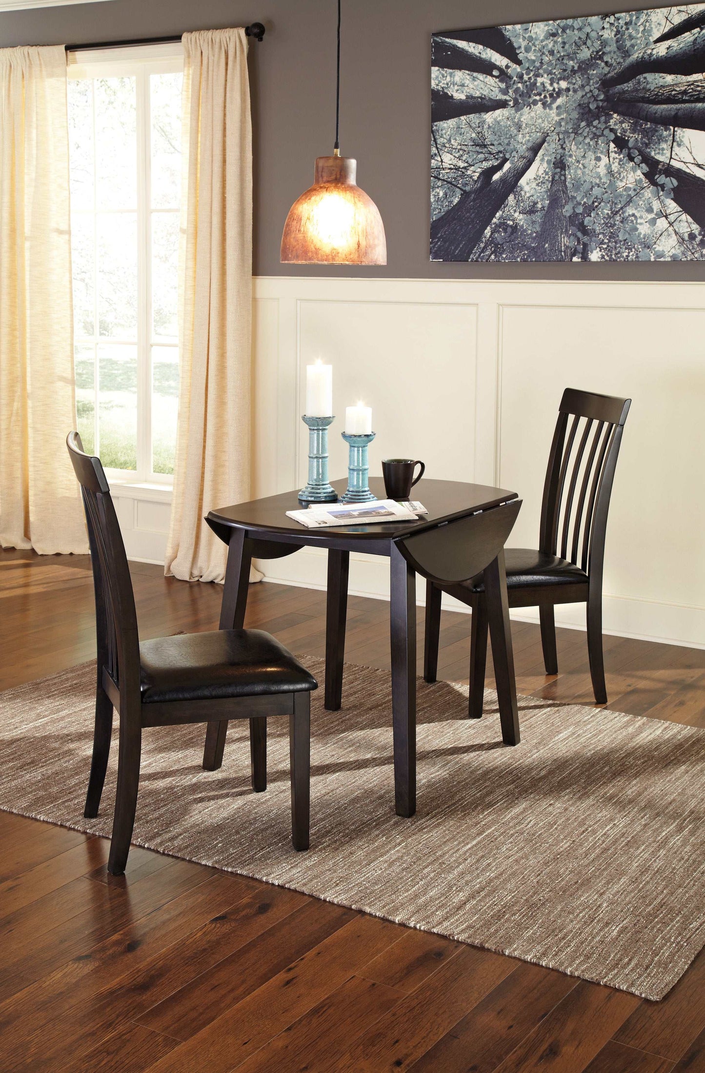 Hammis Dark Brown Dining Chair (Set of 2)