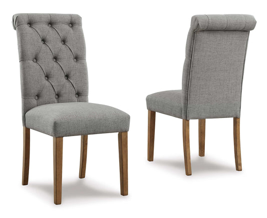 Harvina Gray Dining Chair (Set of 2)