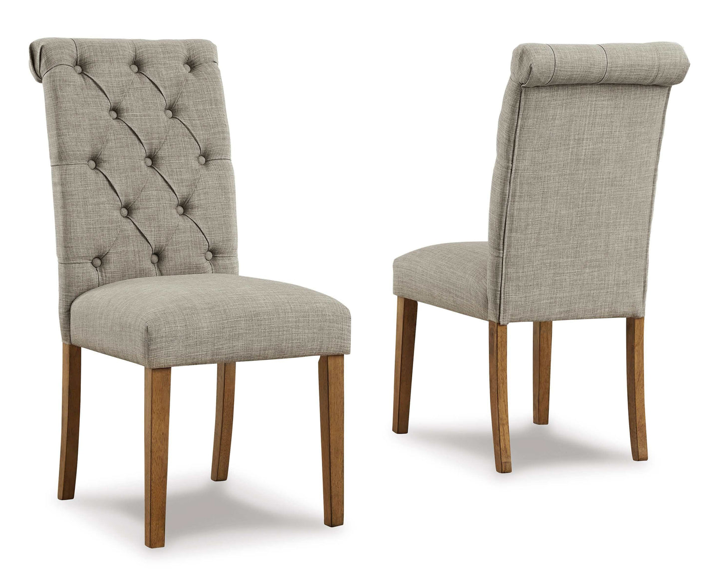 Harvina Light Gray Dining Chair (Set of 2)