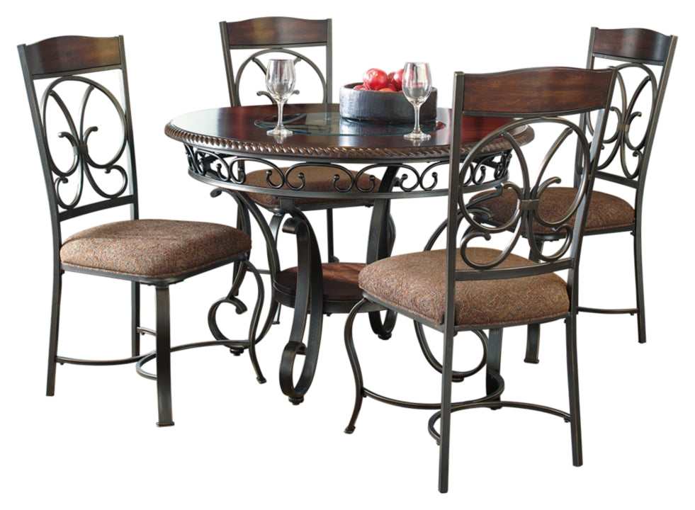 Glambrey Brown Dining Room Set / 5pc