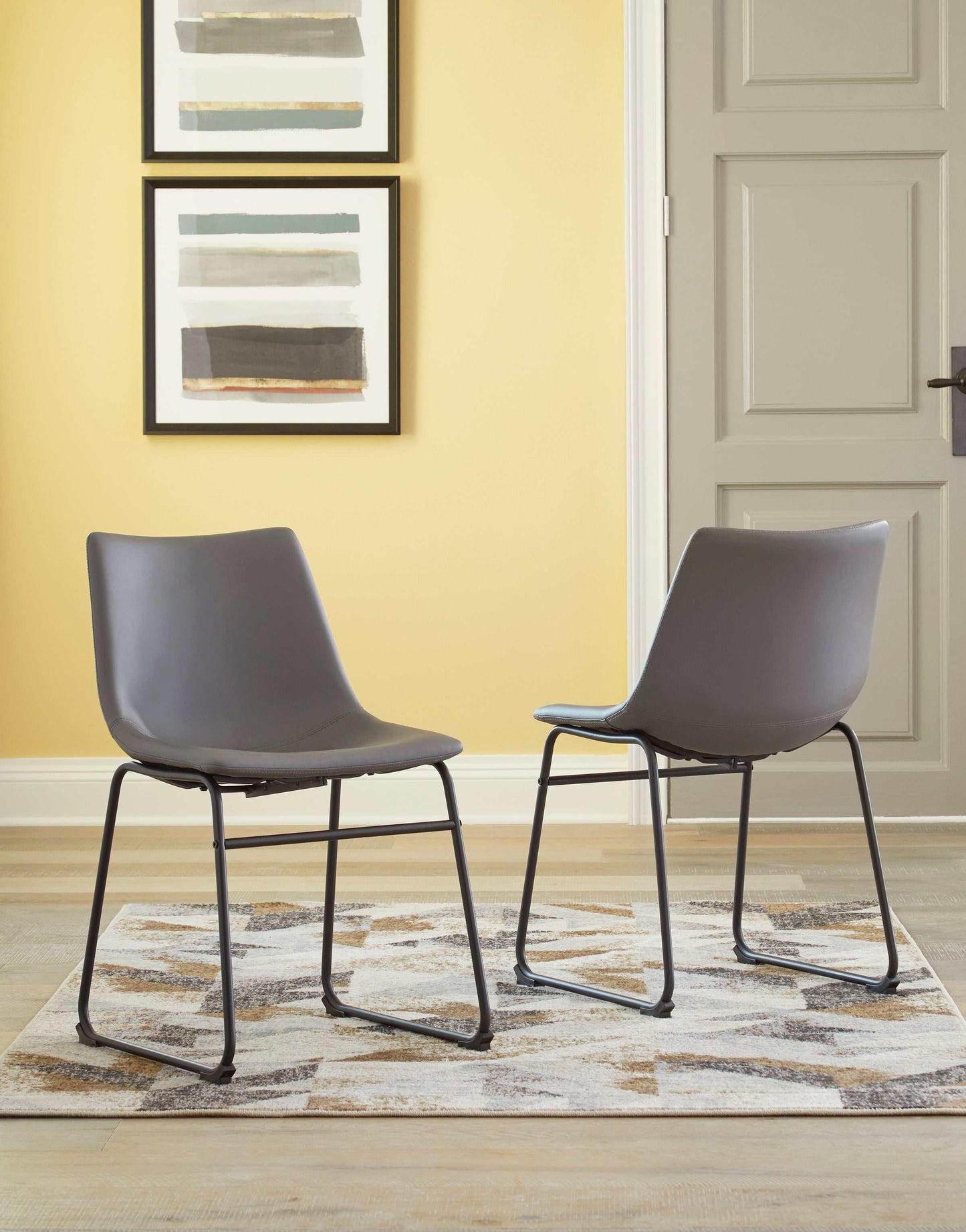 Centiar Gray Side Chair (Set of 2)